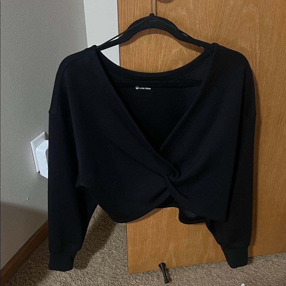 Lululemon Twist Back Model Crewneck Sweater